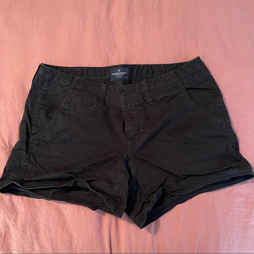 American eagle black shorts Size 8